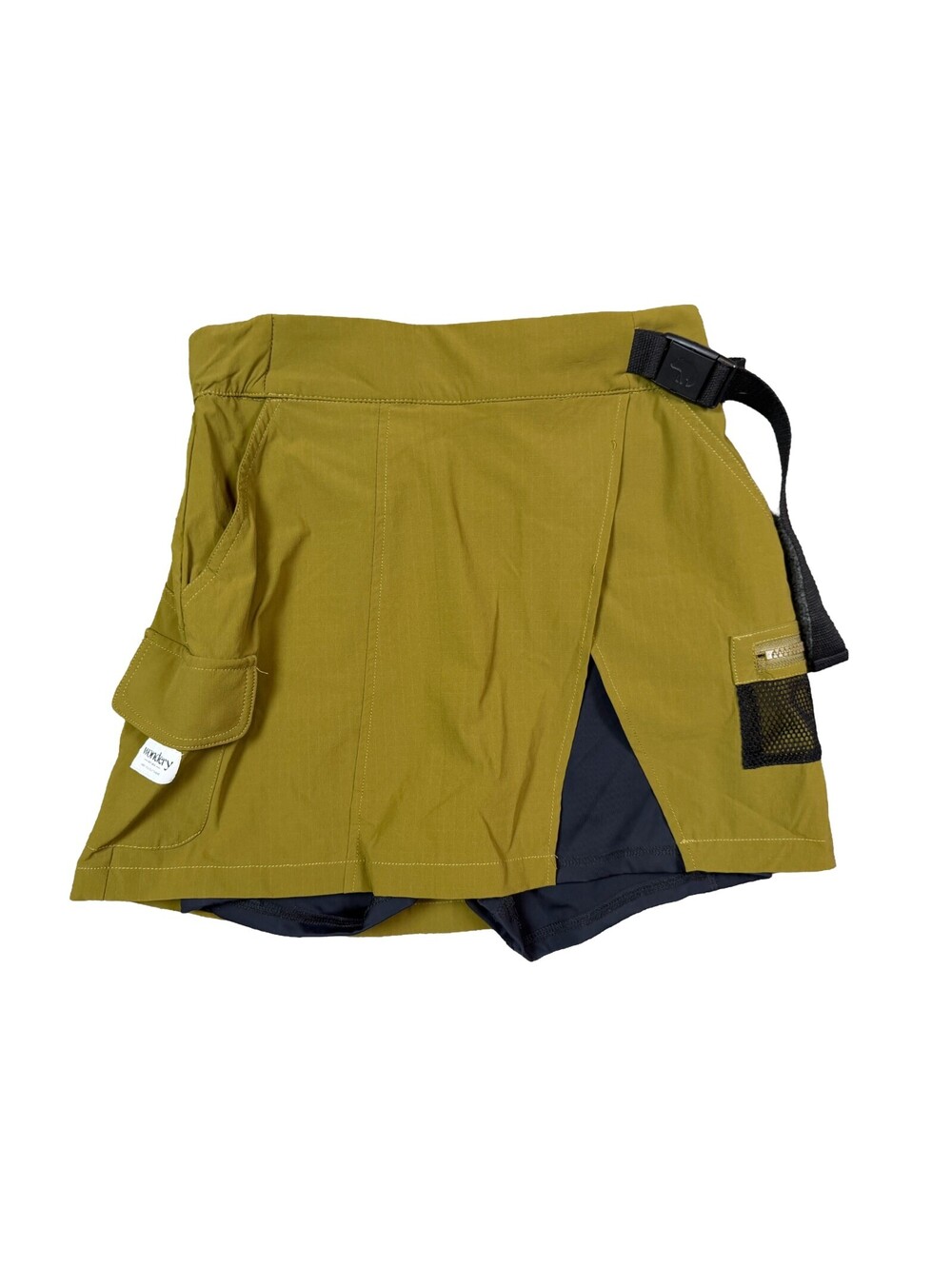 Wondery Trail Skort Women’s XS Olive Green Hiking Cargo Utility Belt Shorts